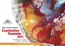 HSC exam timetable cover