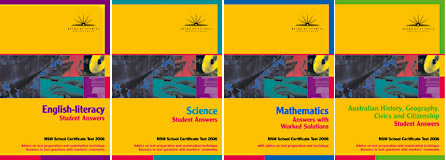 2006 School Certificate Test Student Answers books 2006