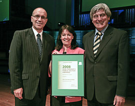 John Lee, Carol Taylor and Dr John Bennett