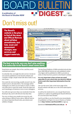 Board Bulletin Digest cover