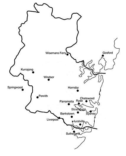 Metropolitan Region map