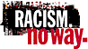 racism no way logo and link to website