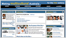 Making Multicultural Australia website