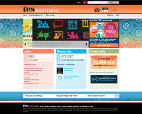 TES Australia website TES Australia