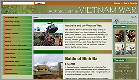 Australia and the Vietnam war website